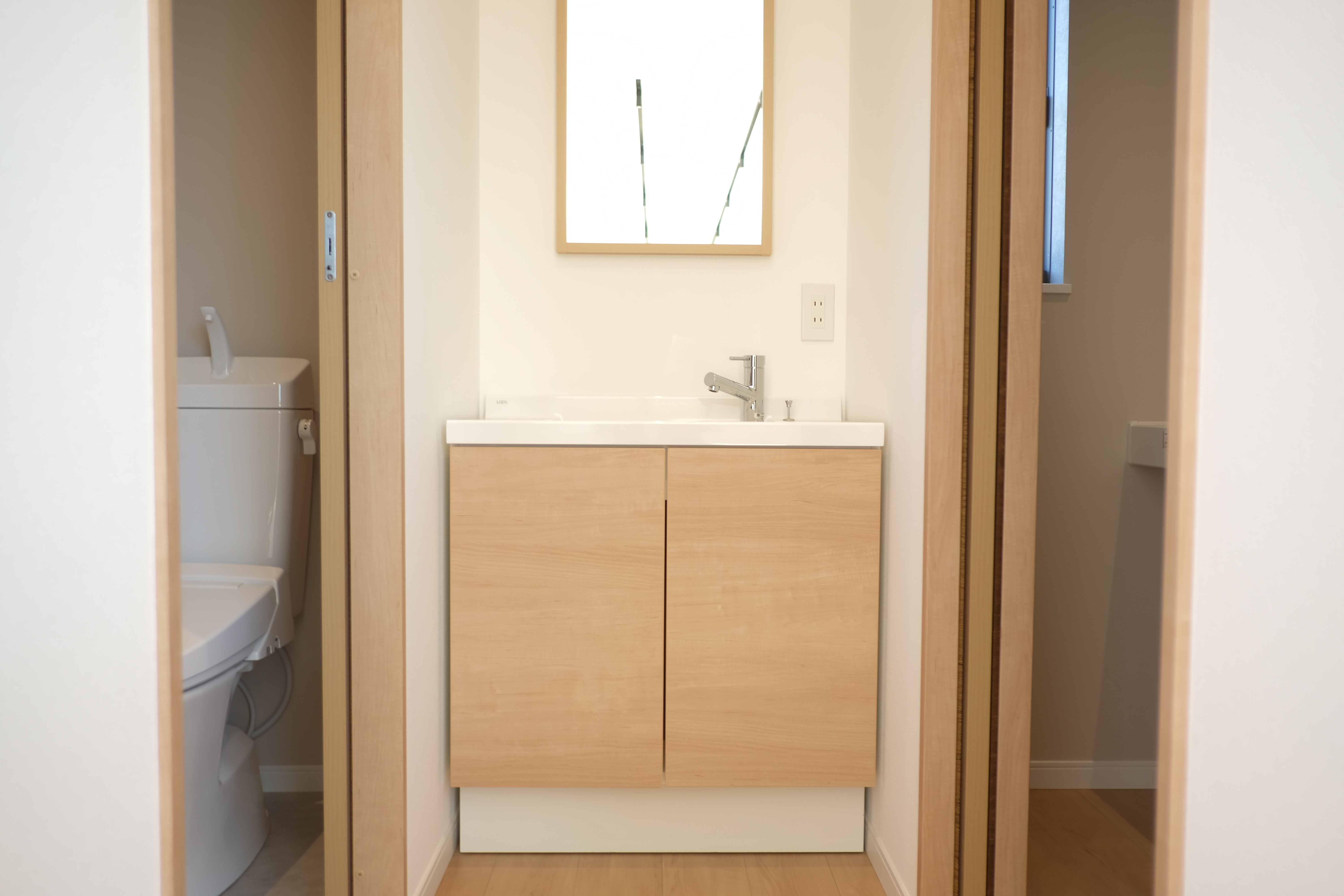 洗面やトイレも完備